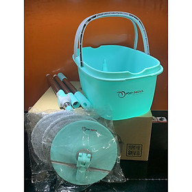 Mua BỘ CÂY LAU NHÀ 360 - KYOSEOUL BN1905  HÀN QUỐC  SẠCH GẤP 5 LẦN VỚI SÀN GẠCH VÀ SÀN GỖ TỰ VẮT  2 BÔNG LAU