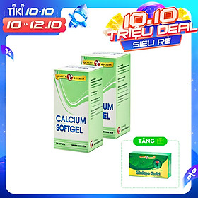 Combo 2 chai TPCN bổ xương bổ sung Calciumvà Vitamin D3