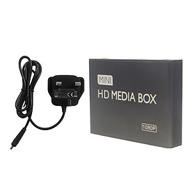 Portable Mini Full 1080p HD Media Player MPEG / MKV / H.264 with H-D-M-I AV USB 2.0 Host SD Card Reader Slot IR Remote