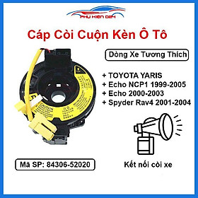 Cáp còi cho xe HYUNDAI TOYOTA YARIS Echo NCP1 1999-2005, Echo 2000-2003 ,Spyder RAV4 2001-2004 Mã 84306-52020