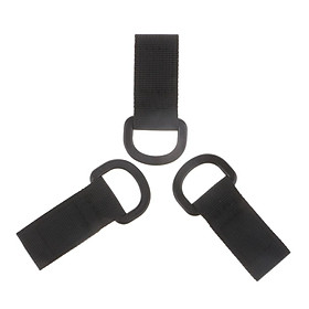 3pcs Durable Nylon Molle Webbing Belt Buckle Adapter Hanging for MOLLE Systems Backpack