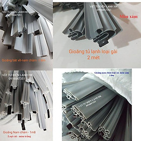 Mua Gioăng tủ lạnh kiểu gài - bắt vít 1.8m-2m - sẵn nam châm 1m8 2m - Ron tủ - Zoăng tủ lạnh cài