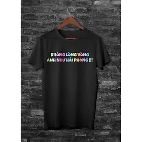 Áo Tay Lỡ Unisex Phản Quang Form Rộng Vải Mịn Đủ size - Không Lòng Vòng Anh Như Hải Phòng