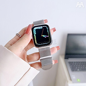 Mua Dây Đeo Inox Khóa Nam Châm dành cho Đồng Hồ Thông Minh AMA TK  S16 và các Các mẫu Đồng hồ có kích thước dây 42/44/45/49mm Hàng chính hãng