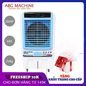 Mua Quạt Điều Hòa Hơi Nước Dung Tích 60L  Có Điều Khiển Từ Xa   Máy Làm Mát Không Khí Hơi Nước Cung Cấp Lưu Lượng Lớn Không Khí Cho Không Gian Rộng Lớn Như Nhà Xưởng  Hội Trường  Văn Phòng Làm Việc