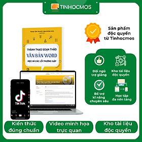 Ảnh bìa Sách Thành thạo Soạn thảo Văn bản Word: Mẹo và các lỗi thường gặp - tinhocmos