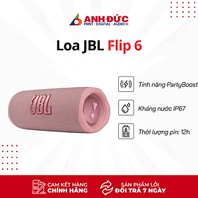 Loa bluetooth jbl flip 6 - hàng chính hãng