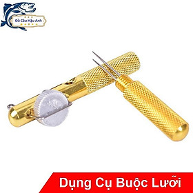 Dụng Cụ Buộc Lưỡi Câu Cá Lưỡi Câu Đài Kim Loại Màu Vàng Đồng PK30