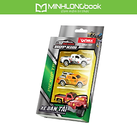 Đồ chơi trẻ em: Ô tô mô hình hợp kim xe bán tải DK 81107. Kiểu dáng, mẫu xe, màu sắc ngẫu nhiên.