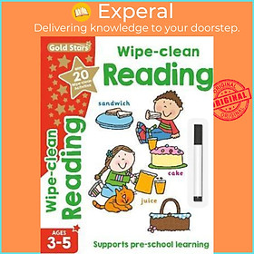 Sách - Gold Stars Wipe-Clean Reading Ages 3-5 by Janet Rose Consulting (paperback)