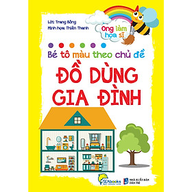 Bé tô màu theo chủ đề : Đồ dùng gia đình