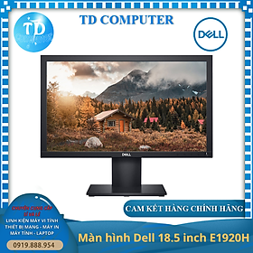Mua Màn hình Dell E1920H 19inch (18.5  HD 60Hz  VGA+DP) - Hàng chính hãng FPT phân phối