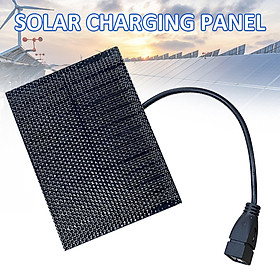 5W USB Mini Solar Panel, 5V High Performance Monocrystalline Module Waterproof Solar Charger, Suitable for Mobile Phones,,Camping Lights