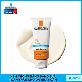 Kem Chống Nắng Dạng Sữa Giúp Bảo vệ Da Trước Tác Hại Của UVB & UVA SPF 50+ La Roche Posay Anthelios XL 100ml
