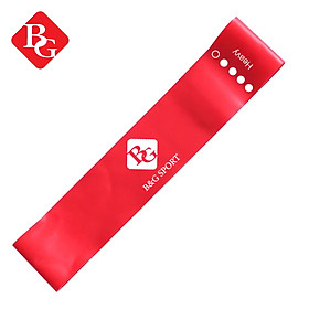 BG Dây đàn hồi tập gym, dây đàn hồi, mini band tập yoga dây đàn hồi kháng lực cao cấp, dây đàn hồi tập thể dục - Dây Đỏ