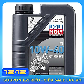 Nhớt Liqui Moly 10W40 Treet dành cho xe số , tay côn