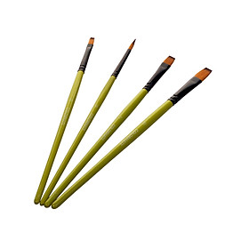 Bộ 4 Cây Cọ Vẽ Acrylic CM-04BRS-A