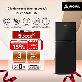 Mua Tủ Lạnh Hisense Inverter 205 lít RT256N4EBN Tiết Kiệm Điện  Diệt Khuẩn Khử Mùi  Bảo Hành Chính Hãng 3 Năm - Hàng Chính Hãng