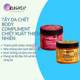 Tẩy da chết body Compliment 400ml chiết xuất thiên nhiên