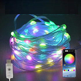 Mua Dây đèn led đuổi 10 chống nước có thể kết nối điện thoại