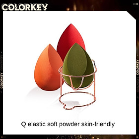 Colorkey koraqi beauty egg drop dry wet dual-purpose no powder sponge powder puff cotton tool woman face beauty egg mask beauty egg holder beauty egg beauty egg holder beauty egg storage