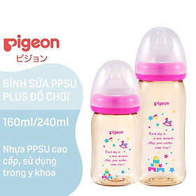 Bình sữa Pigeon, Bình sữa Pigeon Cổ rộng Nội địa nhật 160ml 240ml