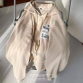 Áo hoodie unisex in Tem NGKD áo khoác nỉ ngoại form rộng unisex thời trang hàn quốc