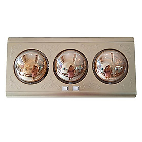 Mua Đèn Sưởi Nhà Tắm ABG 3 Bóng Sưởi  Mỗi Bóng Công Suất 275W  Phù Hợp Với Phòng Tắm Rộng Từ 4-6 Mét Vuông - Hàng Chính Hãng