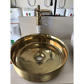 Mua LAVABO MẠ VÀNG PHONG CÁCH CHÂU ÂU