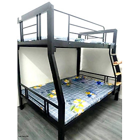 Mua Giường sắt 2 tầng hộp vuông sắt 4x8 màu hồng kích thước từ (1M2 X 1M4  1M2 X 1M6  1M4 X 1M6)