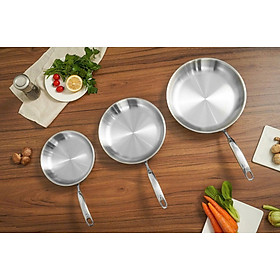 Chảo Cạn Inox Nguyên Khối 3 Lớp Kailer hàng chính hãng