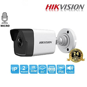 Mua Camera IP Hikvision  Trụ 2MP DS-2CD1023G0-IUF tiêu chuẩn ngoài trời IP67  tích hợp mic trên camera - Hàng Chính Hãng
