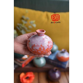 Lọ hoa mini để bàn siêu cute, sứ Bát Tràng. Trang trí kệ treo tường, bàn làm việc, bàn cafe, bàn trà bh8