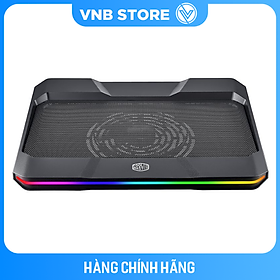 Đế Tản Nhiệt Cooler Master X150 Spectrum Led RGB Không Gây Tiếng Ồn, Kết Nối USB và USB Type-C