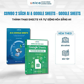 Combo 2 Sách Sách Google Sheets & AI – Làm việc thông minh cùng Trí tuệ nhân tạo