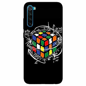 Ốp lưng in cho Xiaomi Redmi Note 8 Rubik Toán Học