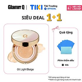 Phấn nước trang điểm dưỡng da GLAMRR Q LONG WEAR DD CUSHION by Gilaa (1 lõi x 13g)