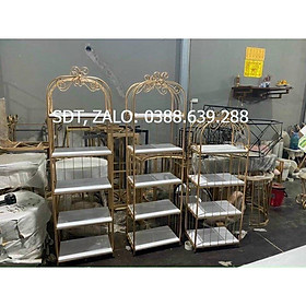 Kệ lồng chim đựng mỹ phẩm sang chảnh