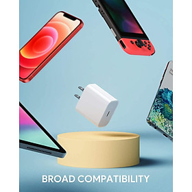 Mua Bộ sạc nhanh 20W dành cho Iphone từ 6-14 Promax tích hợp IC thông minh bảo vệ máy - Hàng nhập khẩu