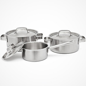 Mua Bộ Nồi Từ Châu Âu Inox 6 Món Malloca SA-2030 - Hàng Chính Hãng