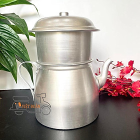 Mua Phin cà phê size to 100g  200g - Hàng gia công  nhôm dày  sáng bóng  kiểu dáng mới rất đẹp. Dụng cụ pha chế  đồ dùng cho