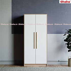 Mua  Kèm Ảnh Thực Tế - Miễn phí vận chuyển & Lắp đặt  Tủ Quần Áo 2 Cánh Cửa Mini Đa Dụng OHAHA MN002 - Kiểu Nội Thất Lắp Ráp