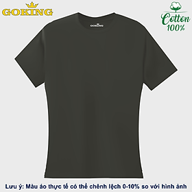 Siêu giảm giá. Áo thun nữ thoát nhiệt Nhật Bản Goking, form ôm eo, chất liệu tự nhiên 100% cotton thấm hút mồ hôi tốt. Áo phông trơn nữ hàng hiệu cao cấp