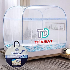 Mua Mùng màn chụp đỉnh vuông cao cấp TIẾN ĐẠT có chân viền  1.6mx2m   1.8m x 2m  2m x 2.2m ( giá xưởng )