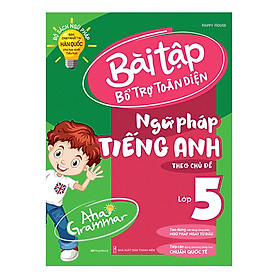Hình ảnh Aha Grammar Bài Tập Bổ Trợ Toàn Diện Ngữ Pháp Tiếng Anh Lớp 5 Theo Chủ Đề - Mega