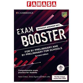 Sách ngoại văn: Exam Booster - For B1 Preliminary And B1 Preliminary For Schools Without Answer Key With Audio For The Revised 2020 Exams