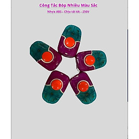 Mua Công Tắc Bóp Nhiều Màu Sắc ( Loại Đẹp  Nhựa ABS  Chịu Tải 6A - 250V ) CT103