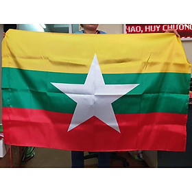Quốc Kỳ Myanmar 1x1,5m
