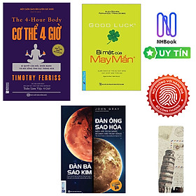 Hình ảnh Combo Sách Kỹ Năng Sống: Bí Mật Của May Mắn (Khổ Nhỏ) + Cơ Thể 4 Giờ - Bí Quyết Cân Đối, Khỏe Mạnh Và Đời Sống Tình Dục Thăng Hoa + Đàn Ông Sao Hỏa Đàn Bà Sao Kim (Bộ 3 Cuốn Sách Bán Chạy Nhất Trong Tháng / Tặng Kèm Bookmark Happy Life)