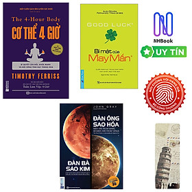 Hình ảnh Combo Sách Kỹ Năng Sống: Bí Mật Của May Mắn (Khổ Nhỏ) + Cơ Thể 4 Giờ - Bí Quyết Cân Đối, Khỏe Mạnh Và Đời Sống Tình Dục Thăng Hoa + Đàn Ông Sao Hỏa Đàn Bà Sao Kim (Bộ 3 Cuốn Sách Bán Chạy Nhất Trong Tháng / Tặng Kèm Bookmark Happy Life)
